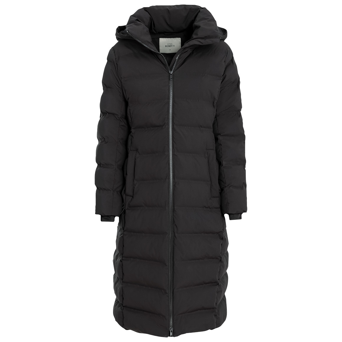 Gewatteerde damesjas met capuchon