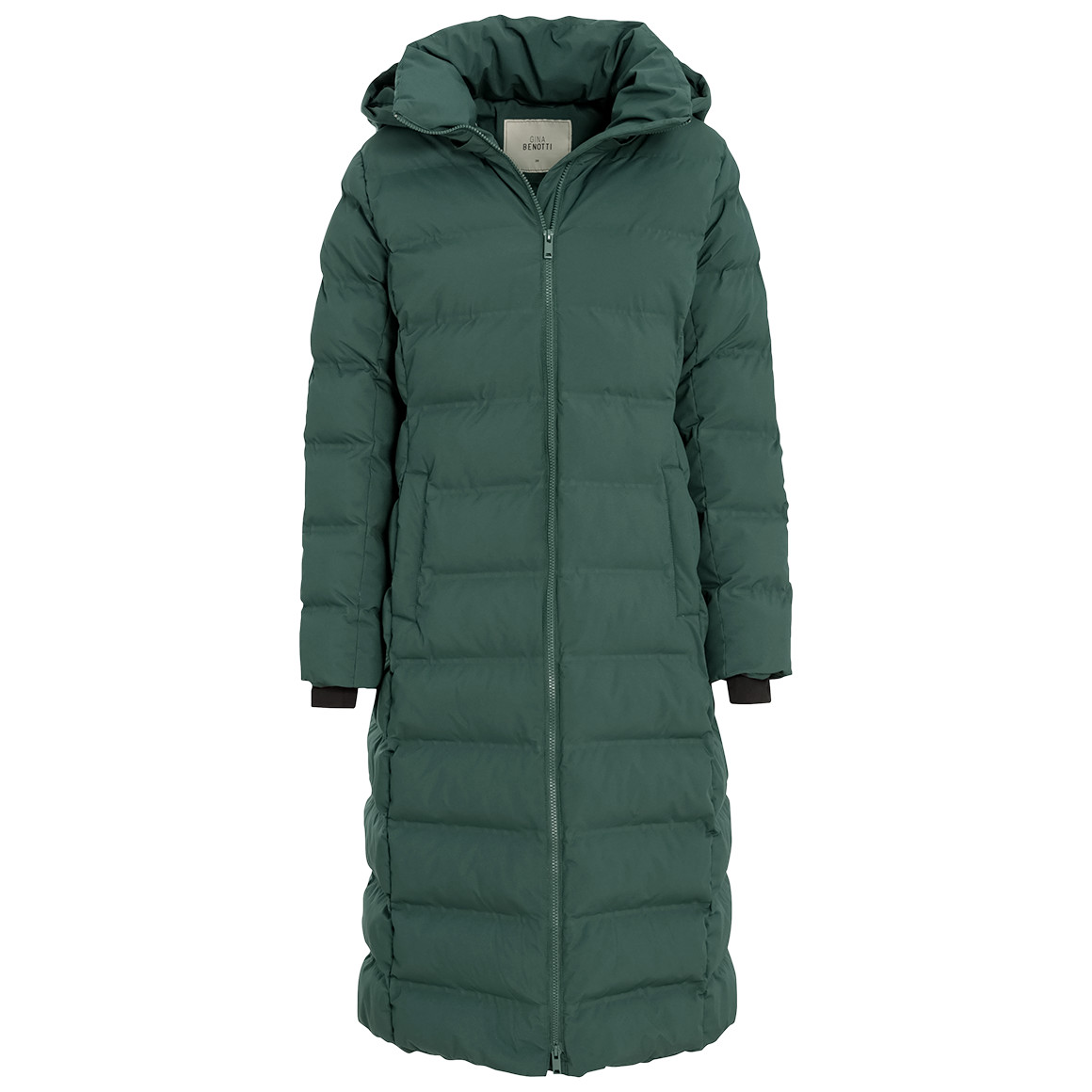 Gewatteerde damesjas met capuchon