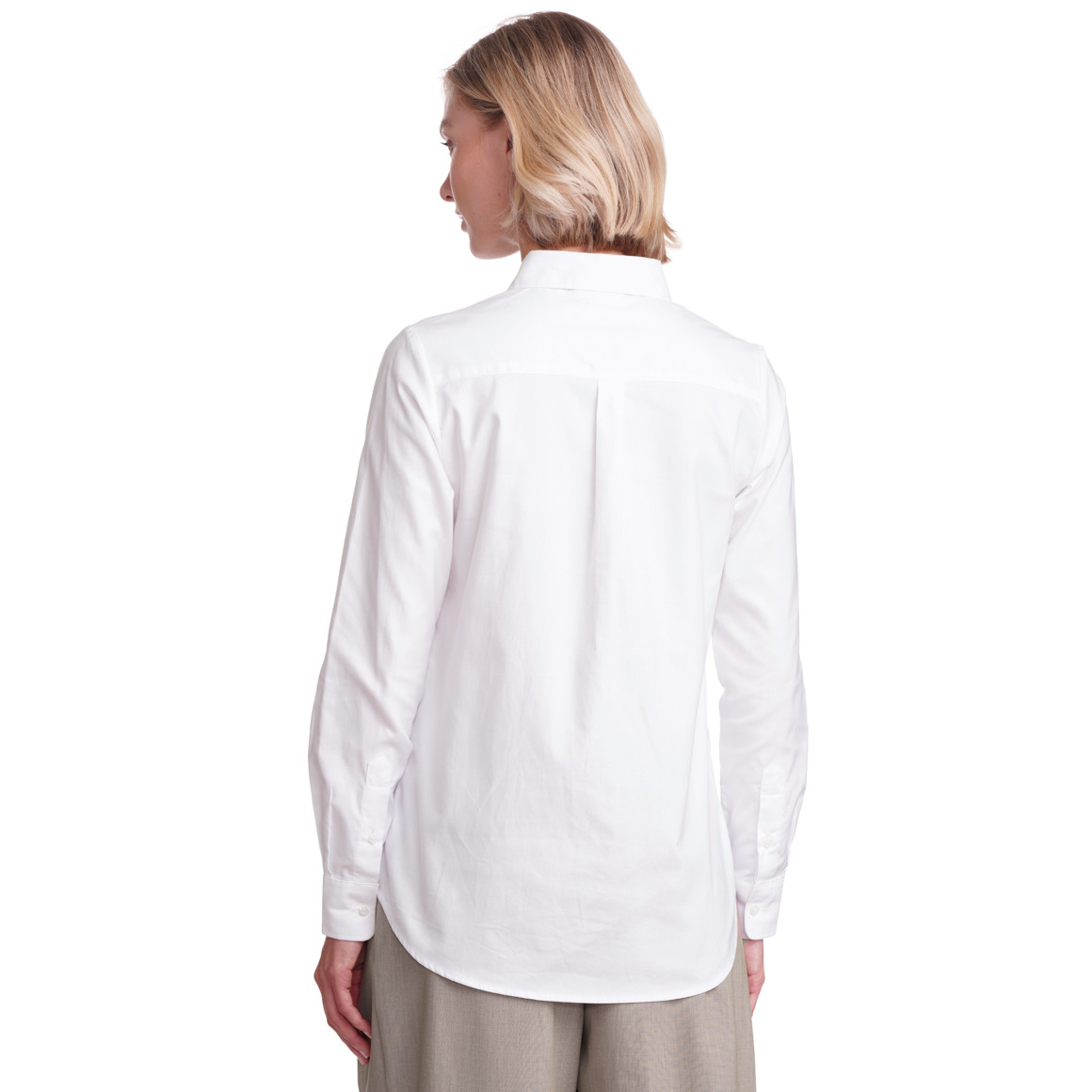 Dames overhemd blouse effen gekleurd