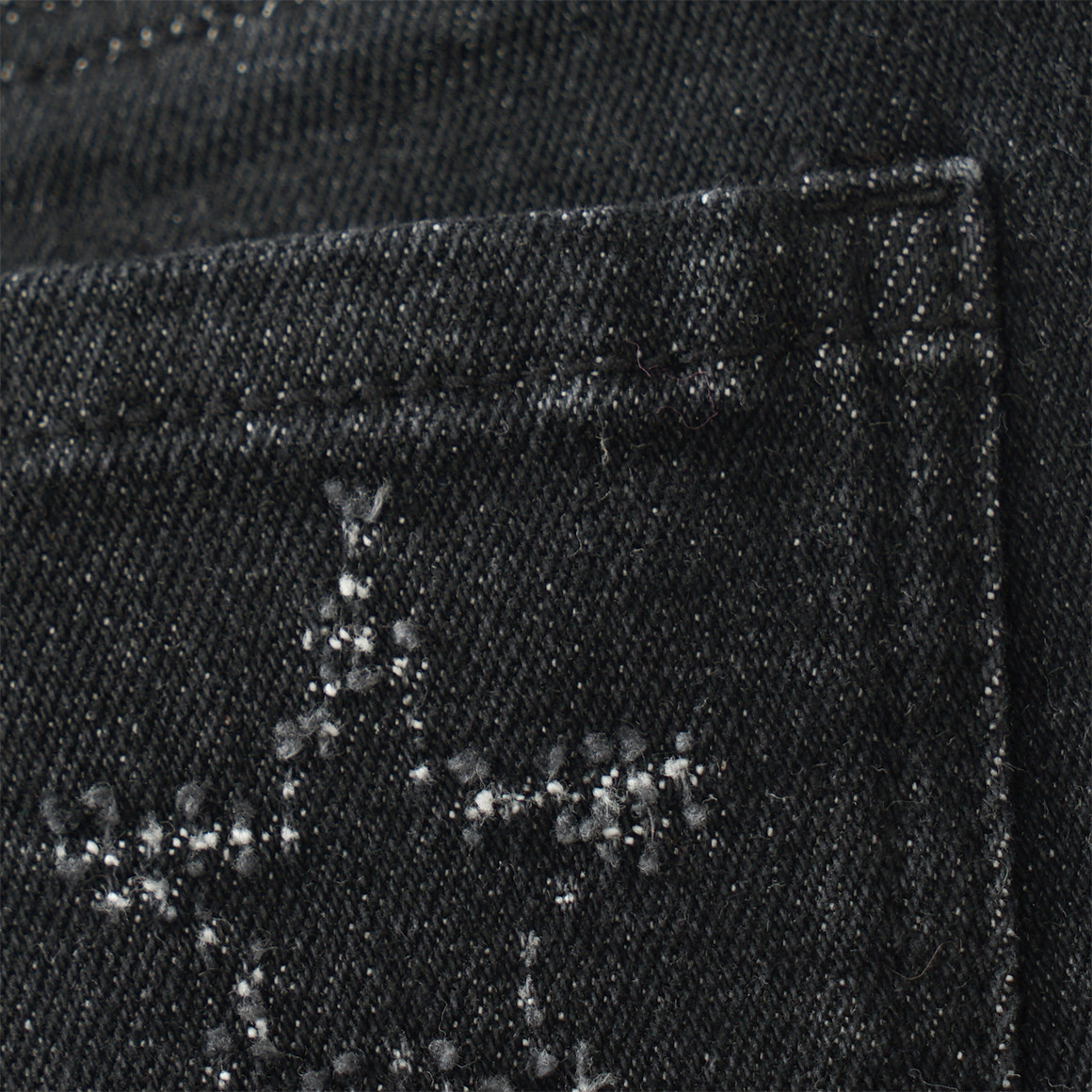 Mädchen Wide-Leg-Jeans mit dezenten Sternen