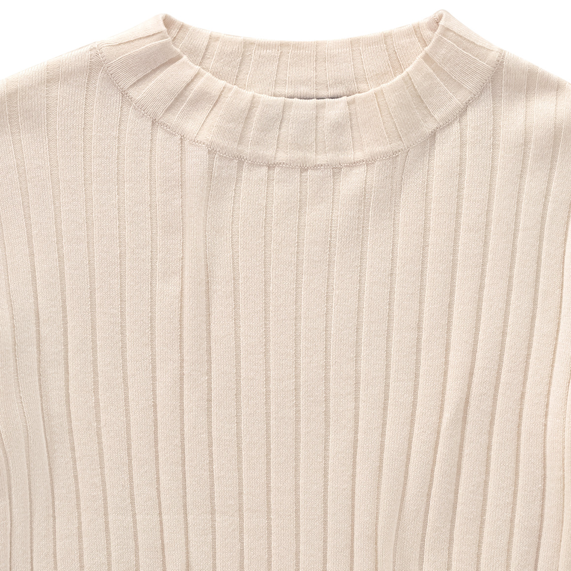 Mädchen Langarmshirt in Ripp-Optik