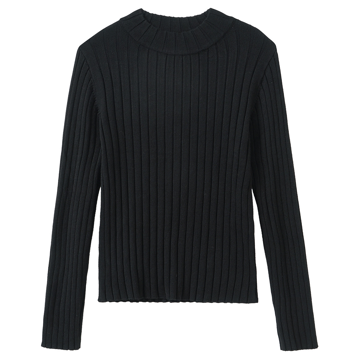 Mädchen Langarmshirt in Ripp-Optik