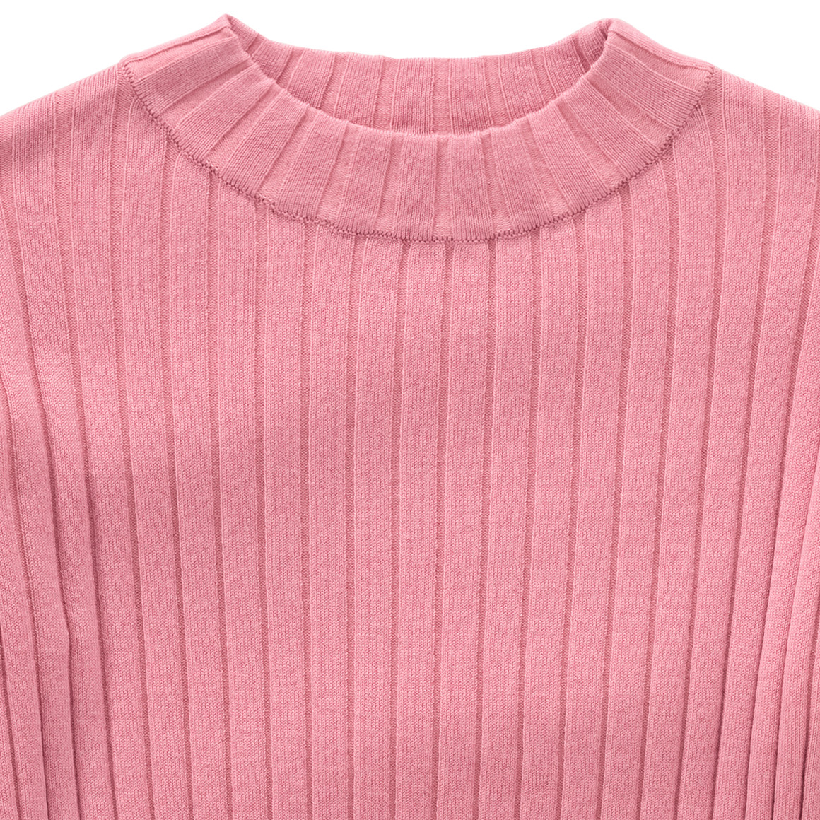 Mädchen Langarmshirt in Ripp-Optik