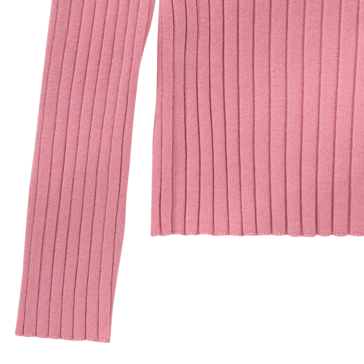 Mädchen Langarmshirt in Ripp-Optik