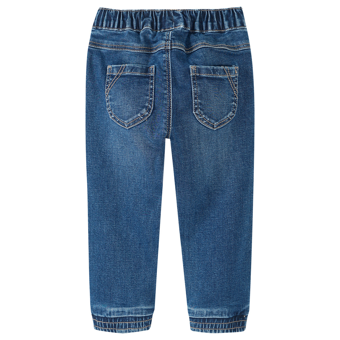 Pull-on jeans voor baby’s met trekkoord