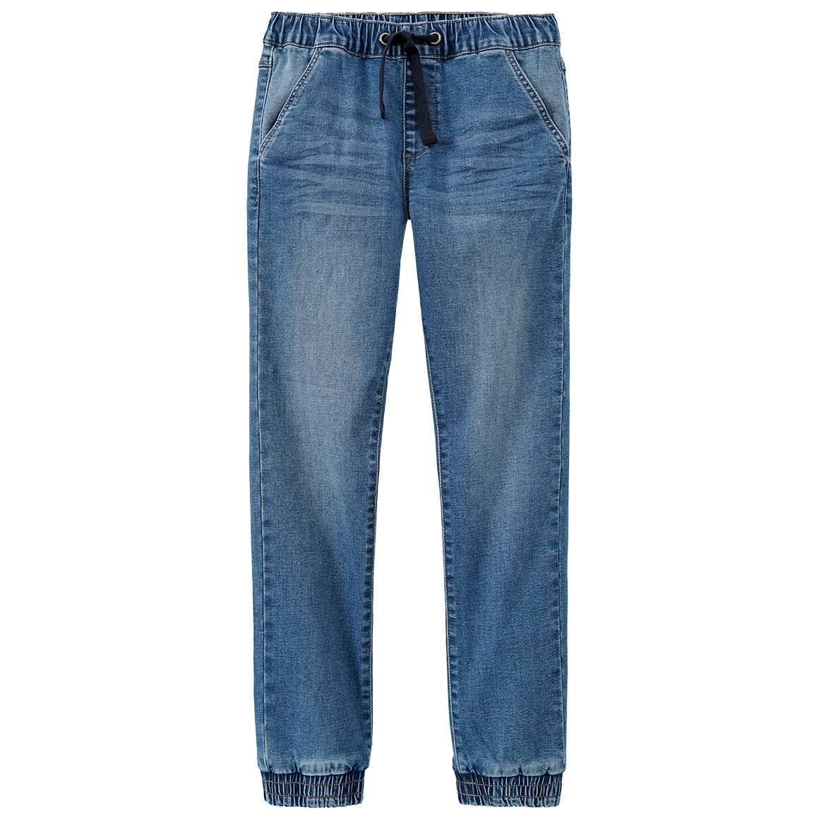 Jungen Pull-on-Jeans mit Tunnelzug