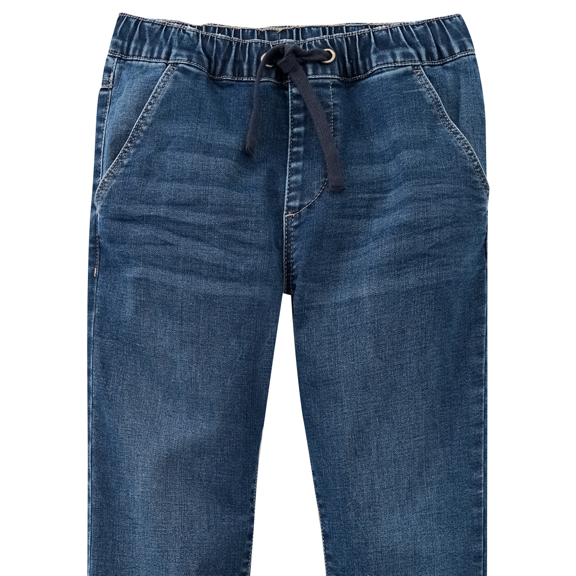 Jungen Pull-on-Jeans mit Tunnelzug