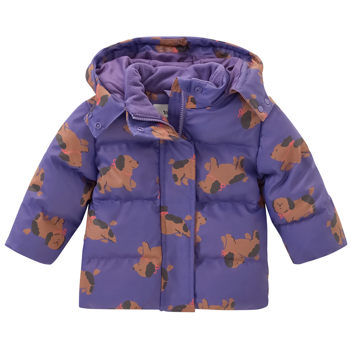 Baby pufferjas met honden