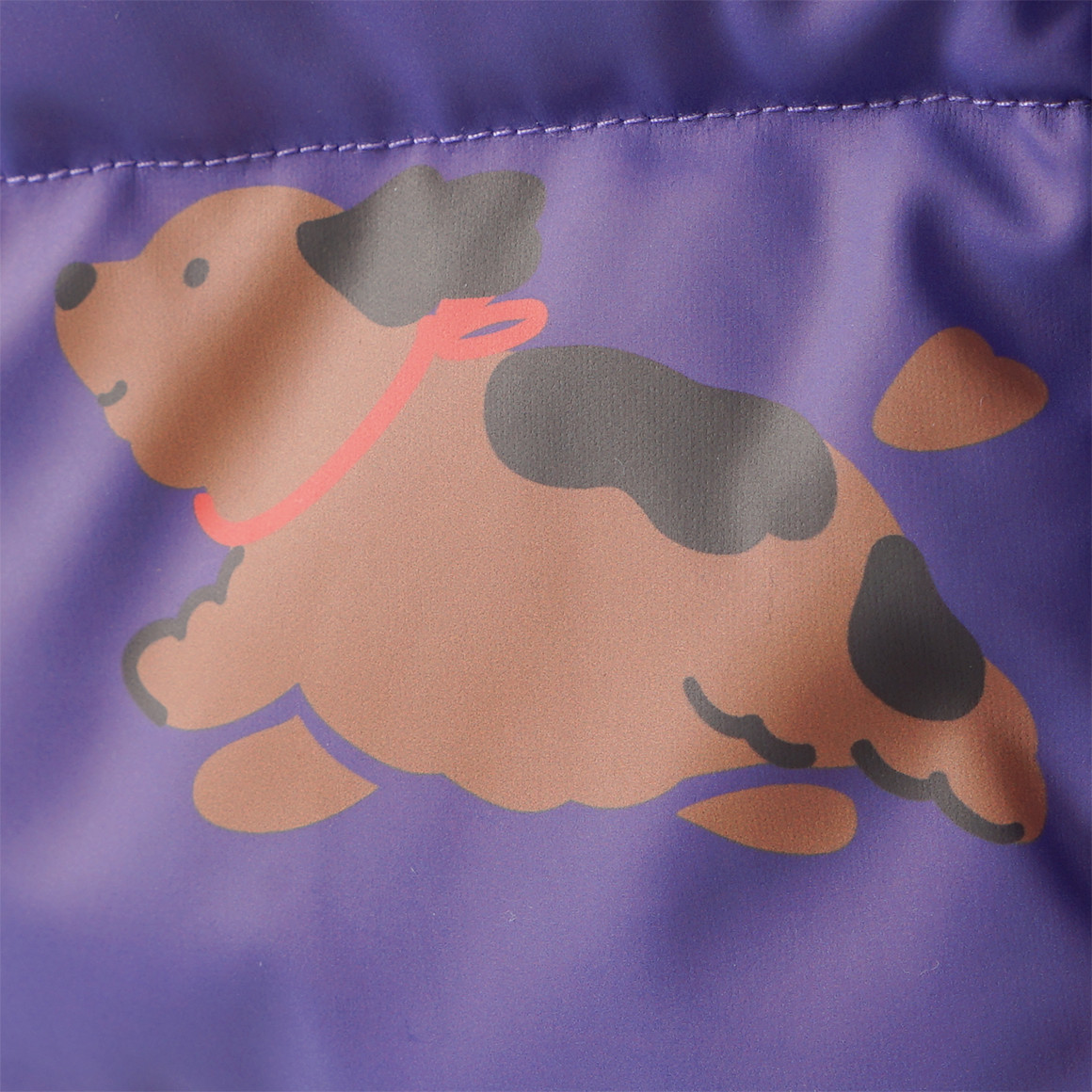 Pufferjack met honden voor meisjes