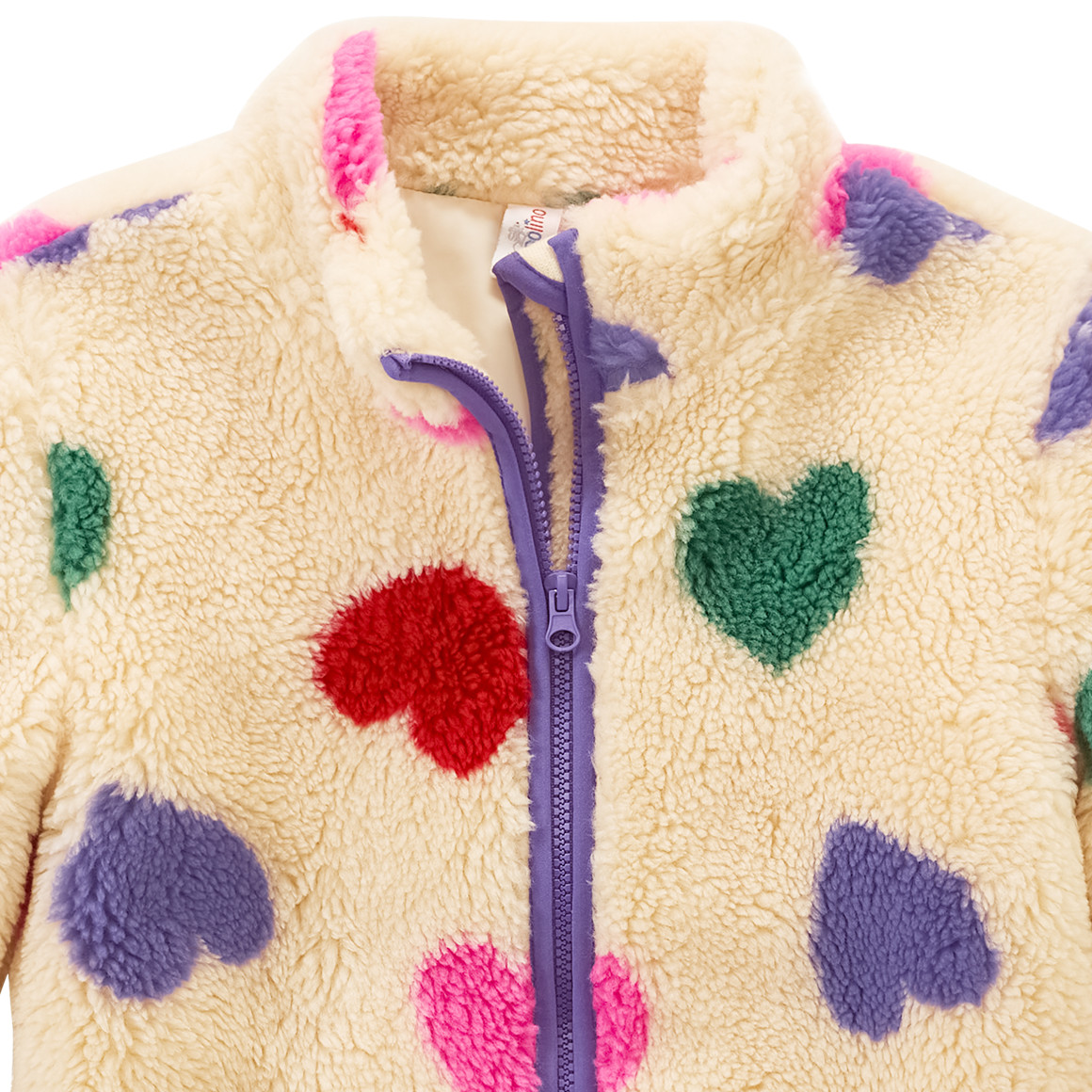 Meisjes teddyjas met hartjes