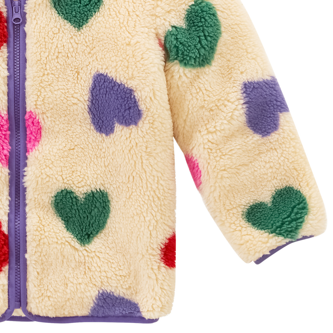 Meisjes teddyjas met hartjes