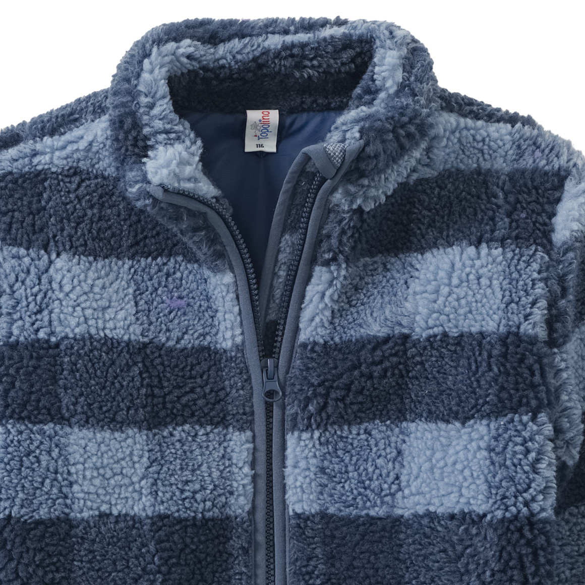 Jongens teddyjas met geruit patroon