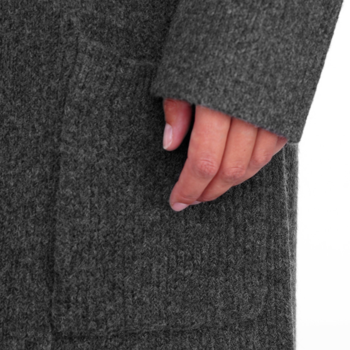 Damen Strickjacke im Long-Style
