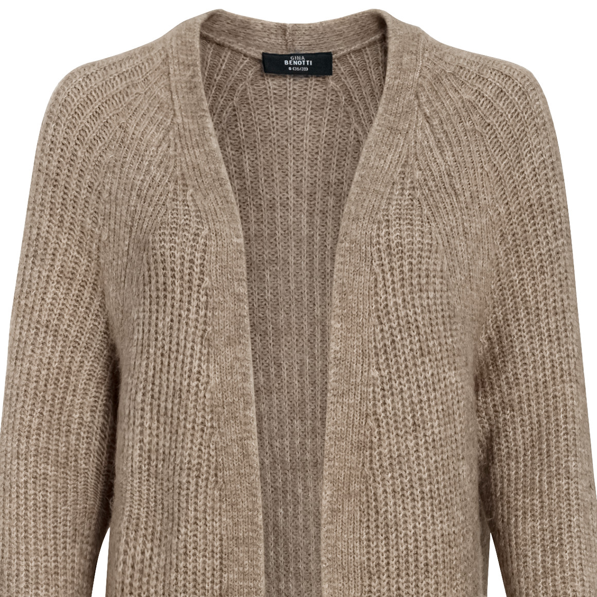 Damen Strickjacke im Long-Style