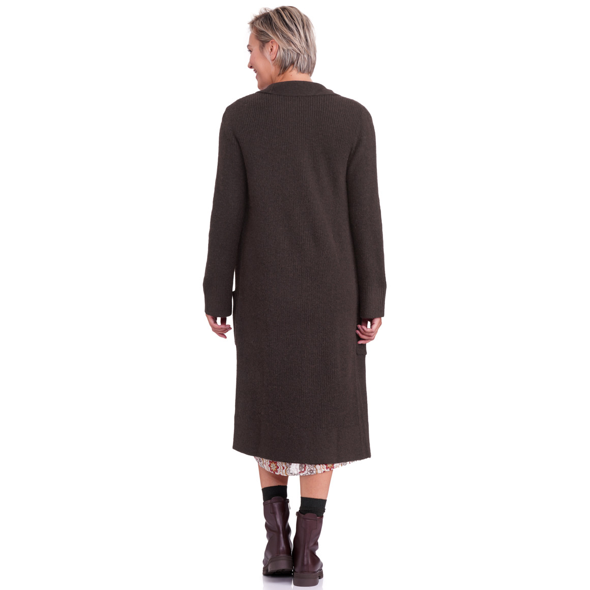 Damen Strickjacke im Long-Style
