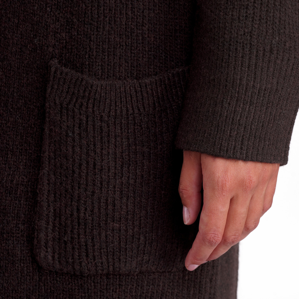 Damen Strickjacke im Long-Style