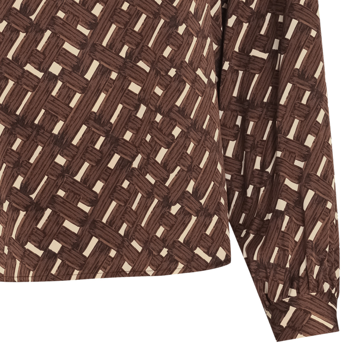 Damesblouse met all-over patroon