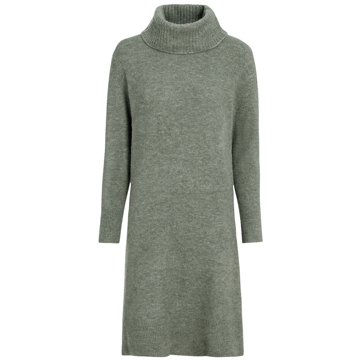 Dames gebreide jurk met col