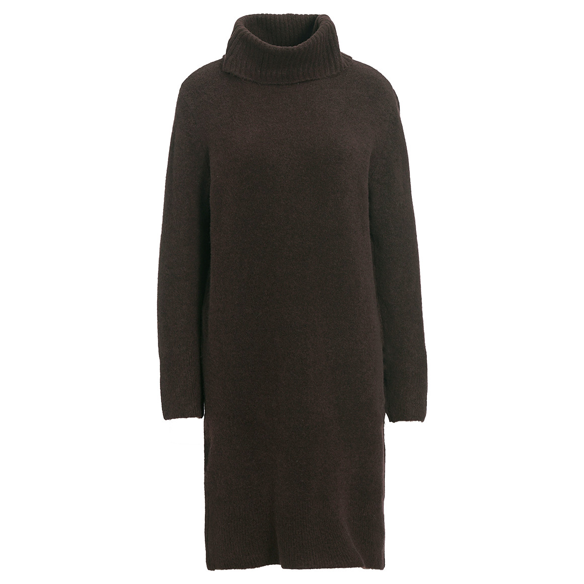 Dames gebreide jurk met col