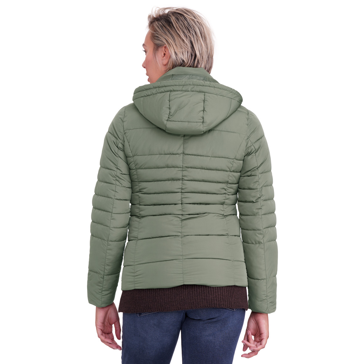 Damen Steppjacke mit Kapuze