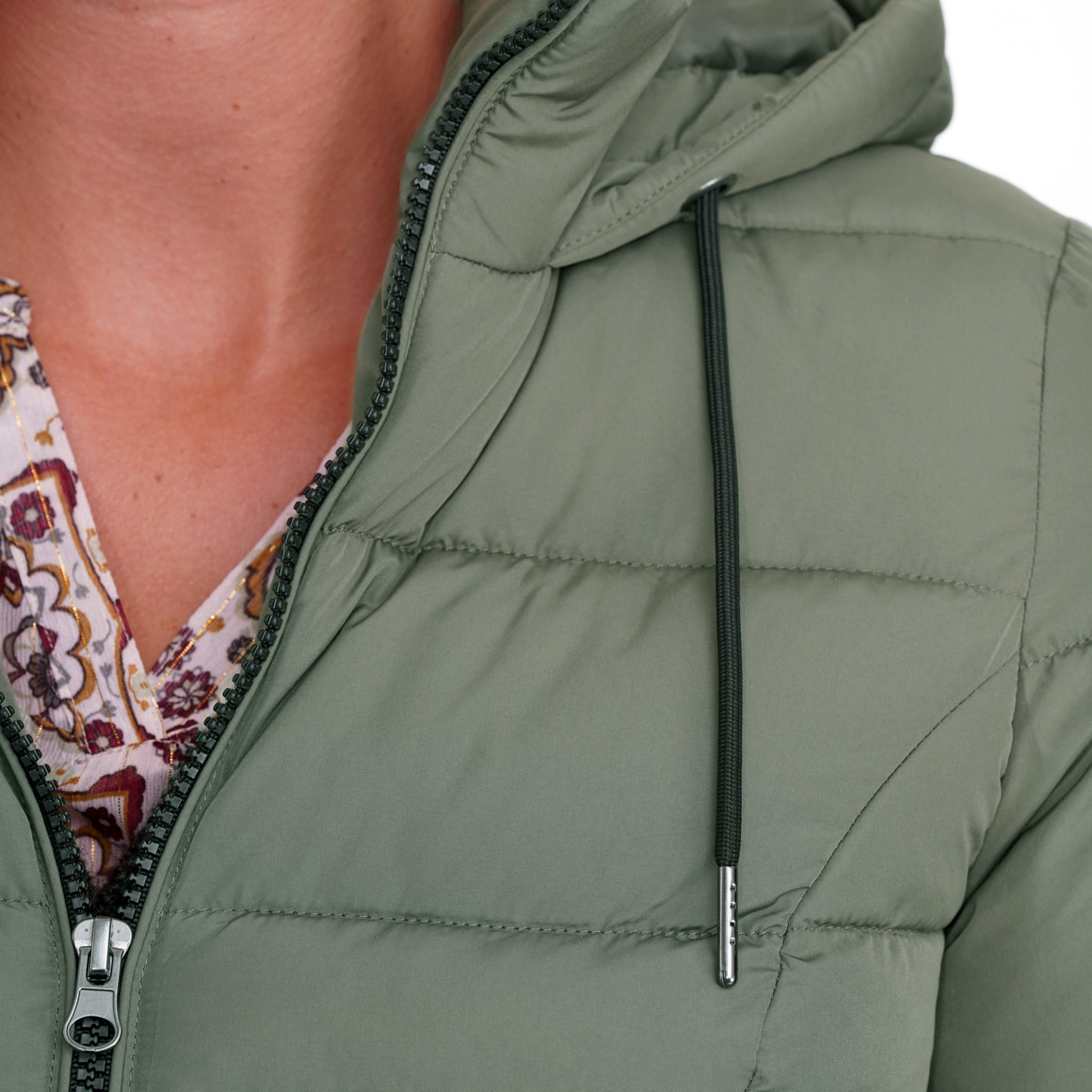 Damen Steppjacke mit Kapuze