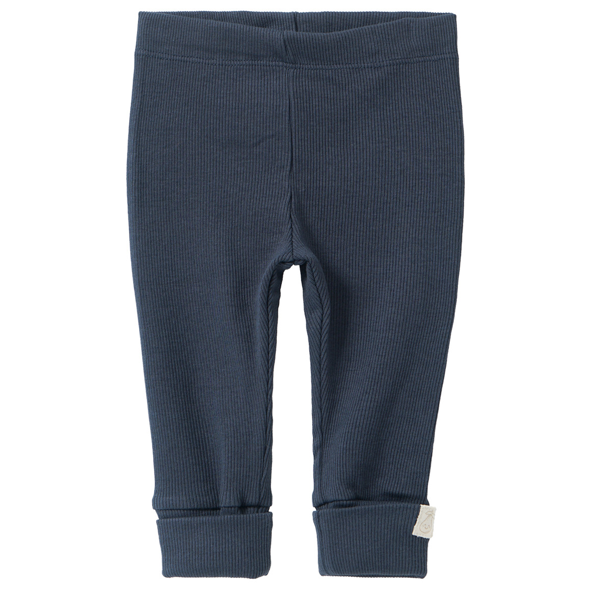 Baby legging met geribbelde structuur