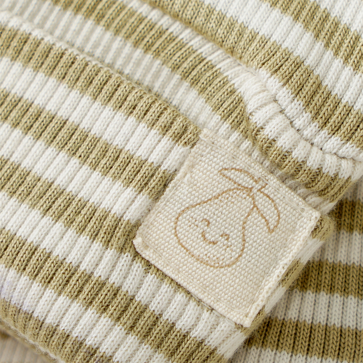 Baby legging met geribbelde structuur