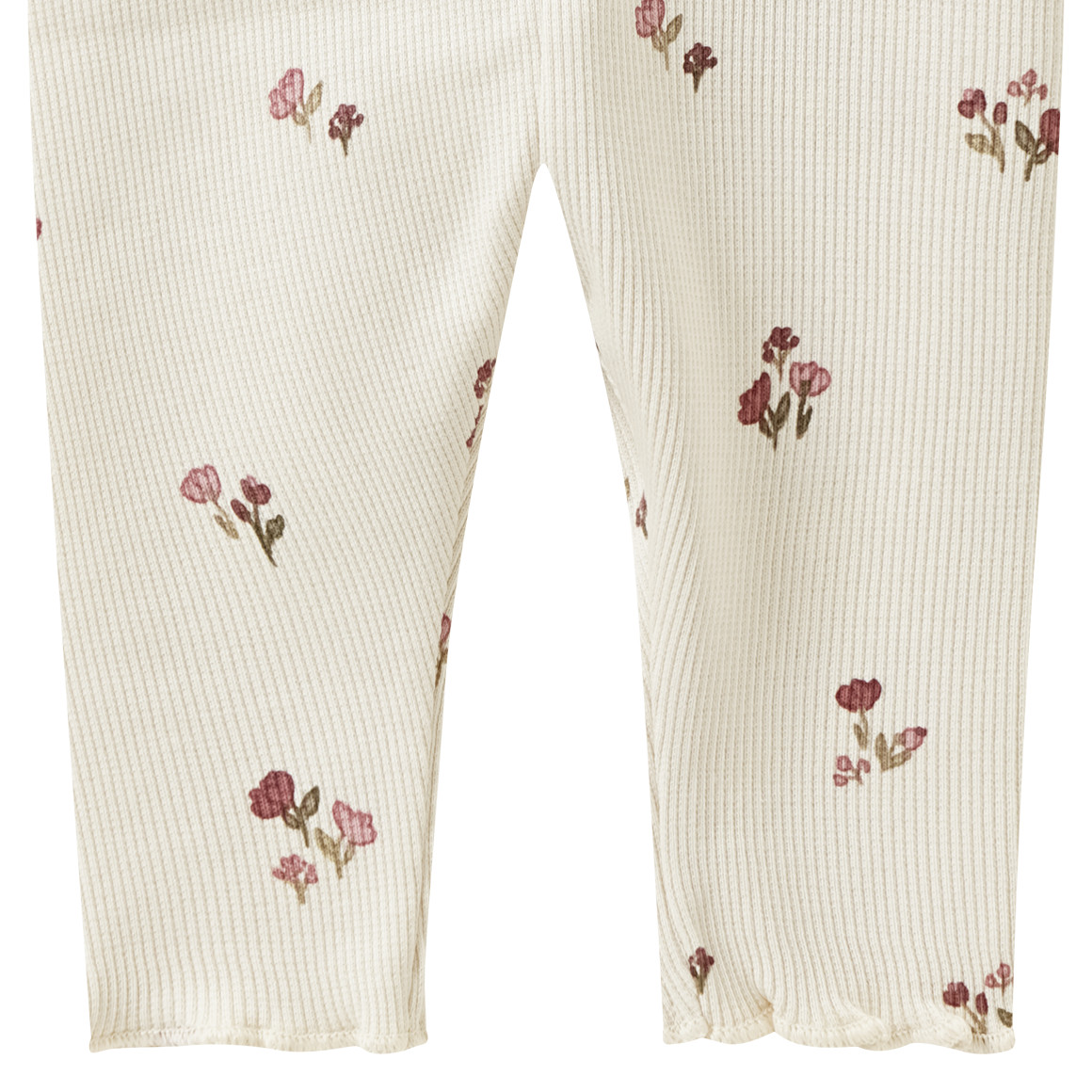 Newborn Leggings mit Ripp-Struktur