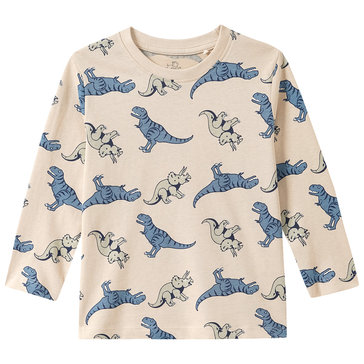 Jungen Langarmshirt mit Dino-Motiven