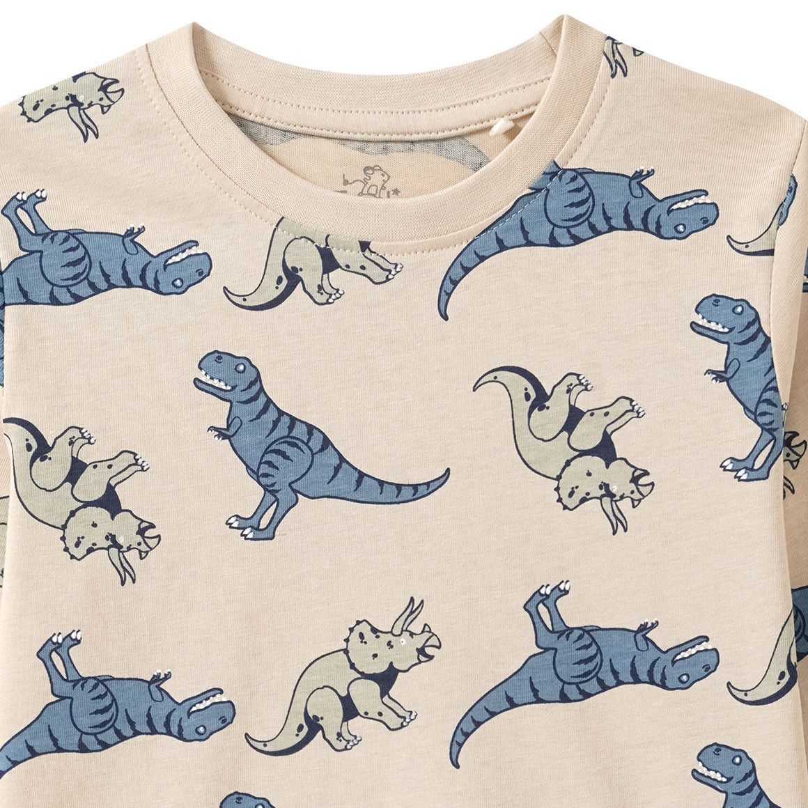 Jungen Langarmshirt mit Dino-Motiven