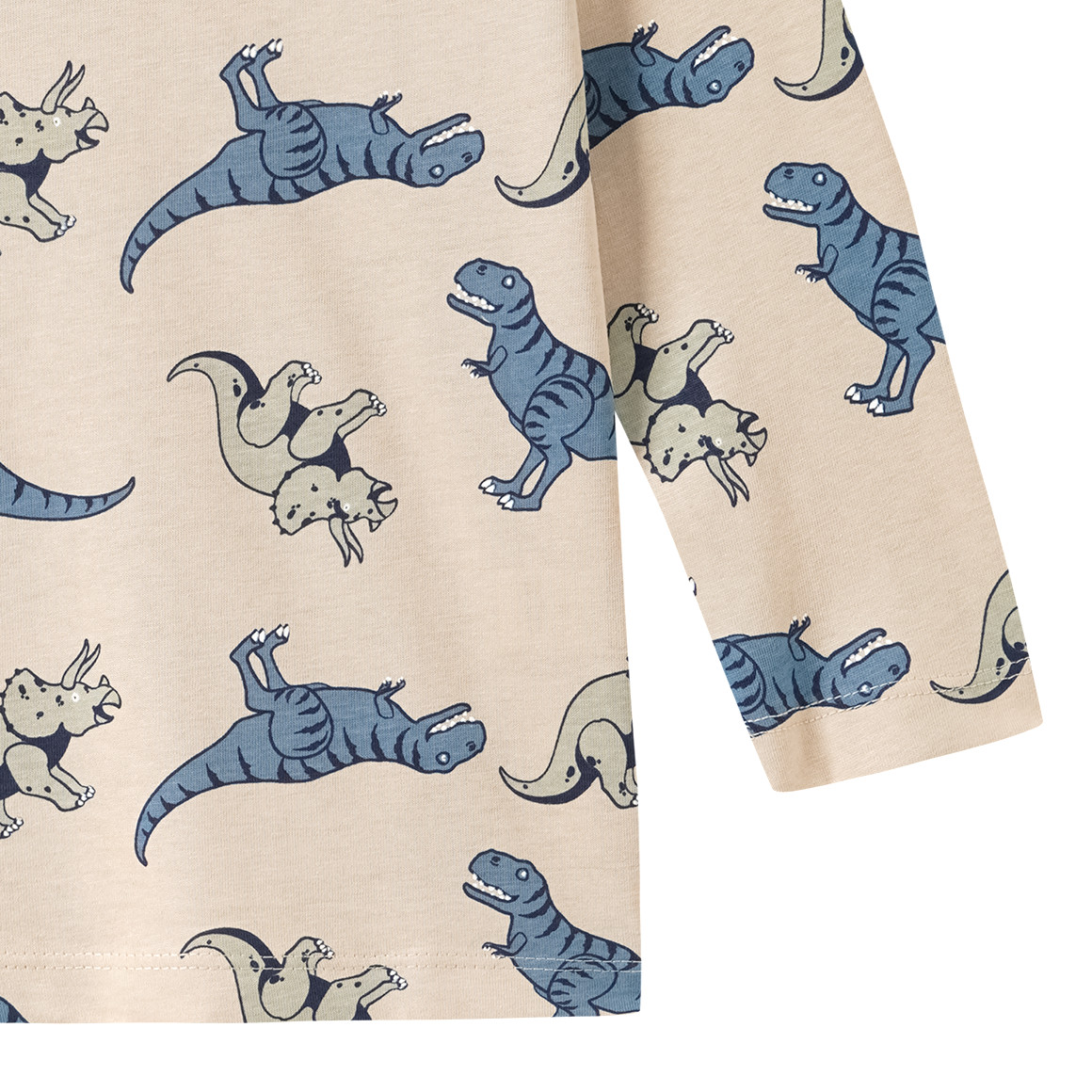 Jungen Langarmshirt mit Dino-Motiven