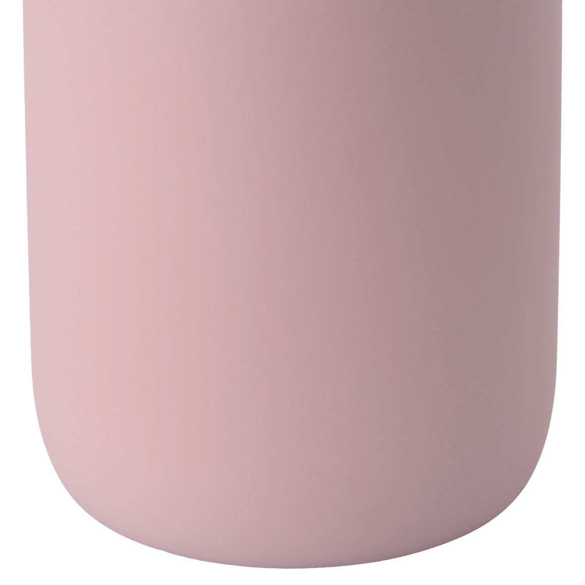 Zeepdispenser met soft-touch oppervlak