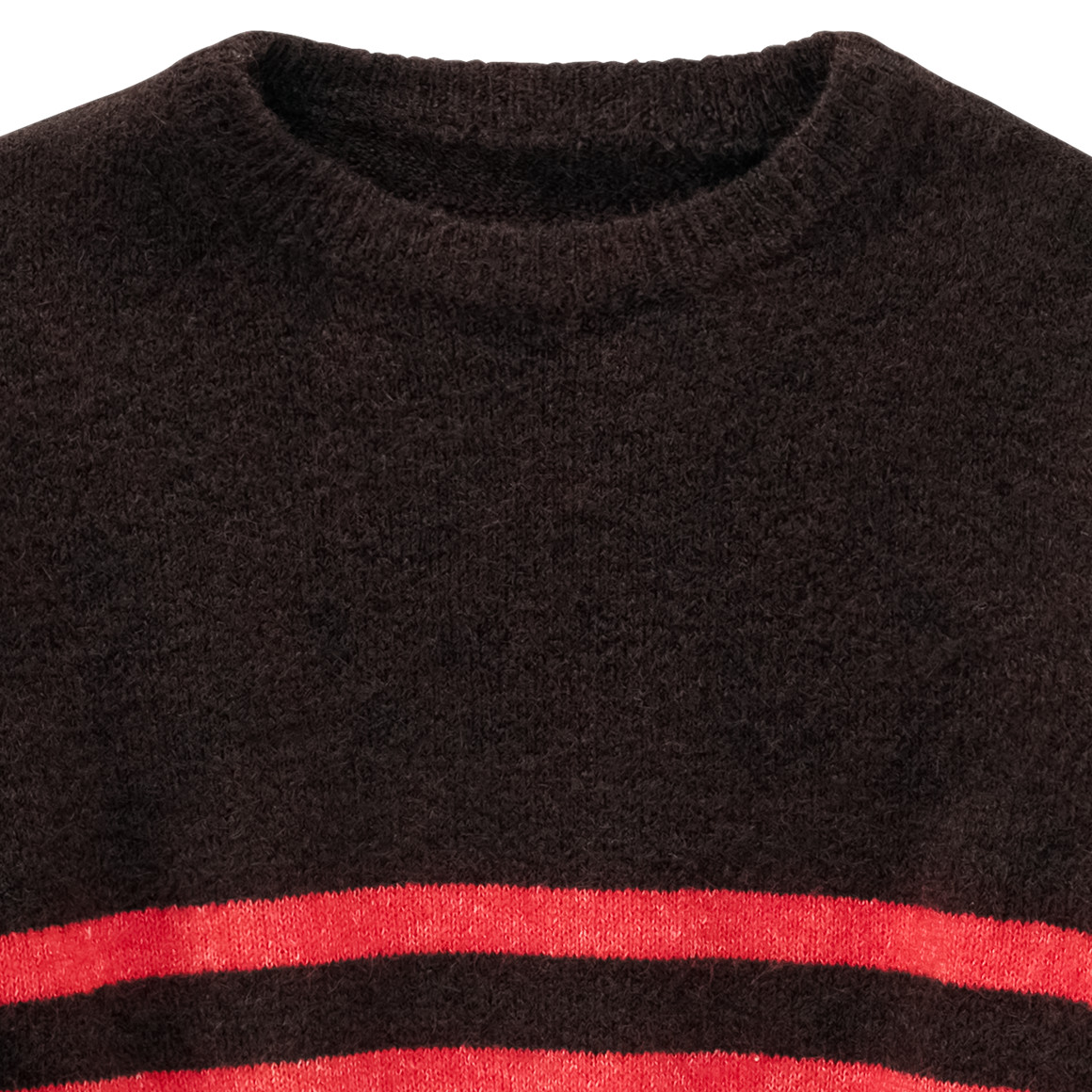 Gebreide jongenstrui met strepen