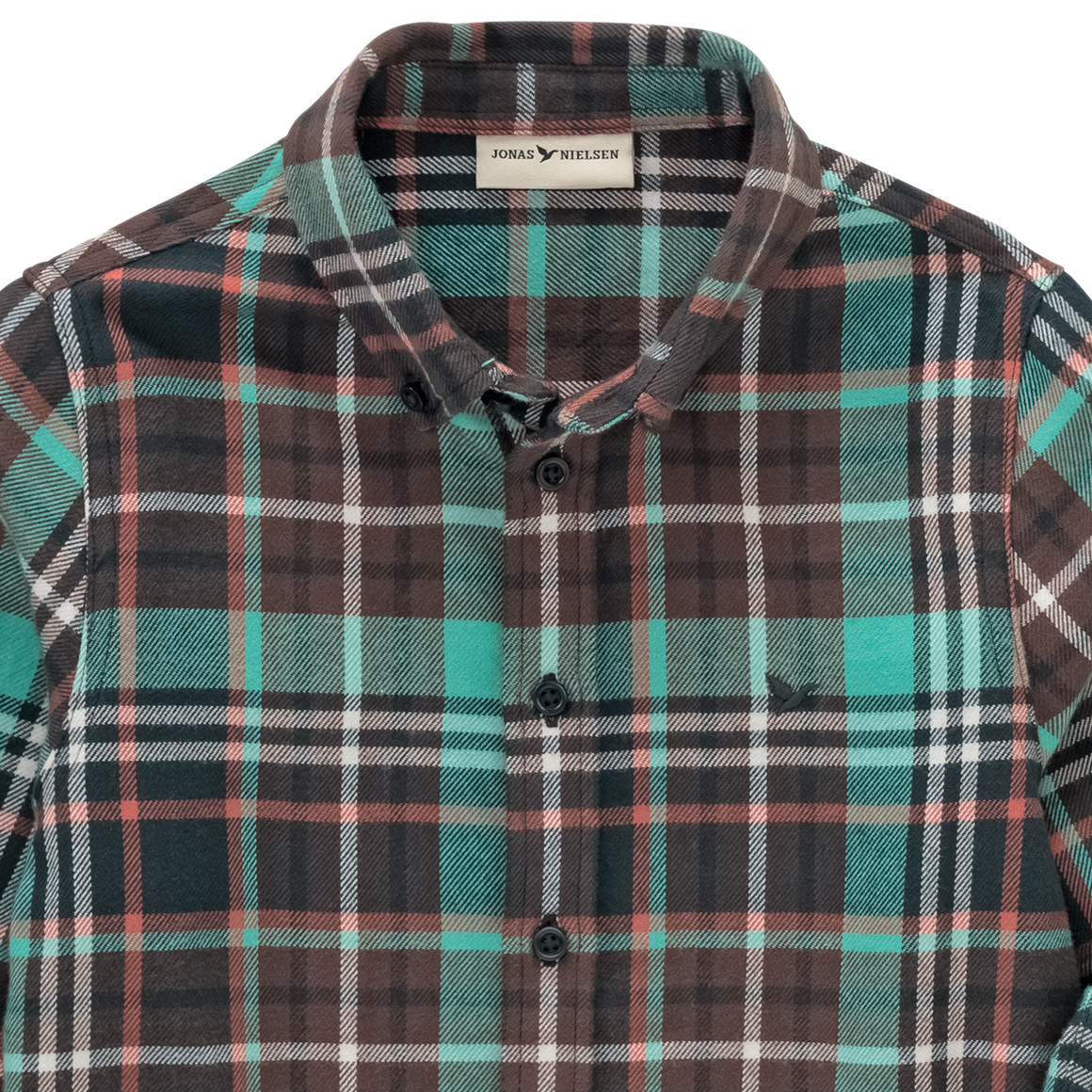 Jungen Flanell-Hemd in Karo-Muster