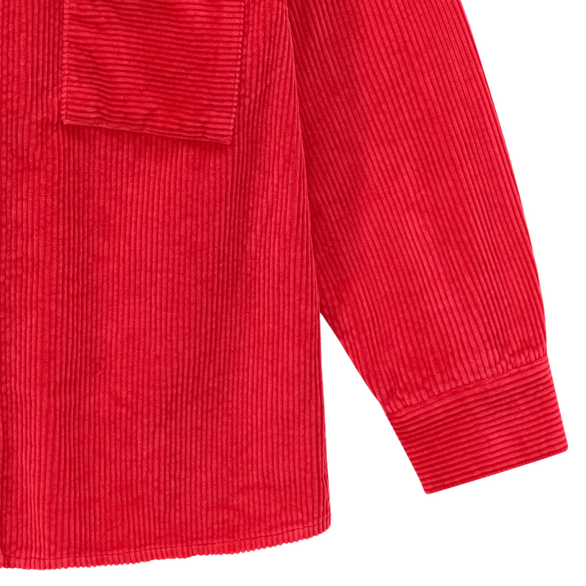 Overshirt voor kinderen van corduroy
