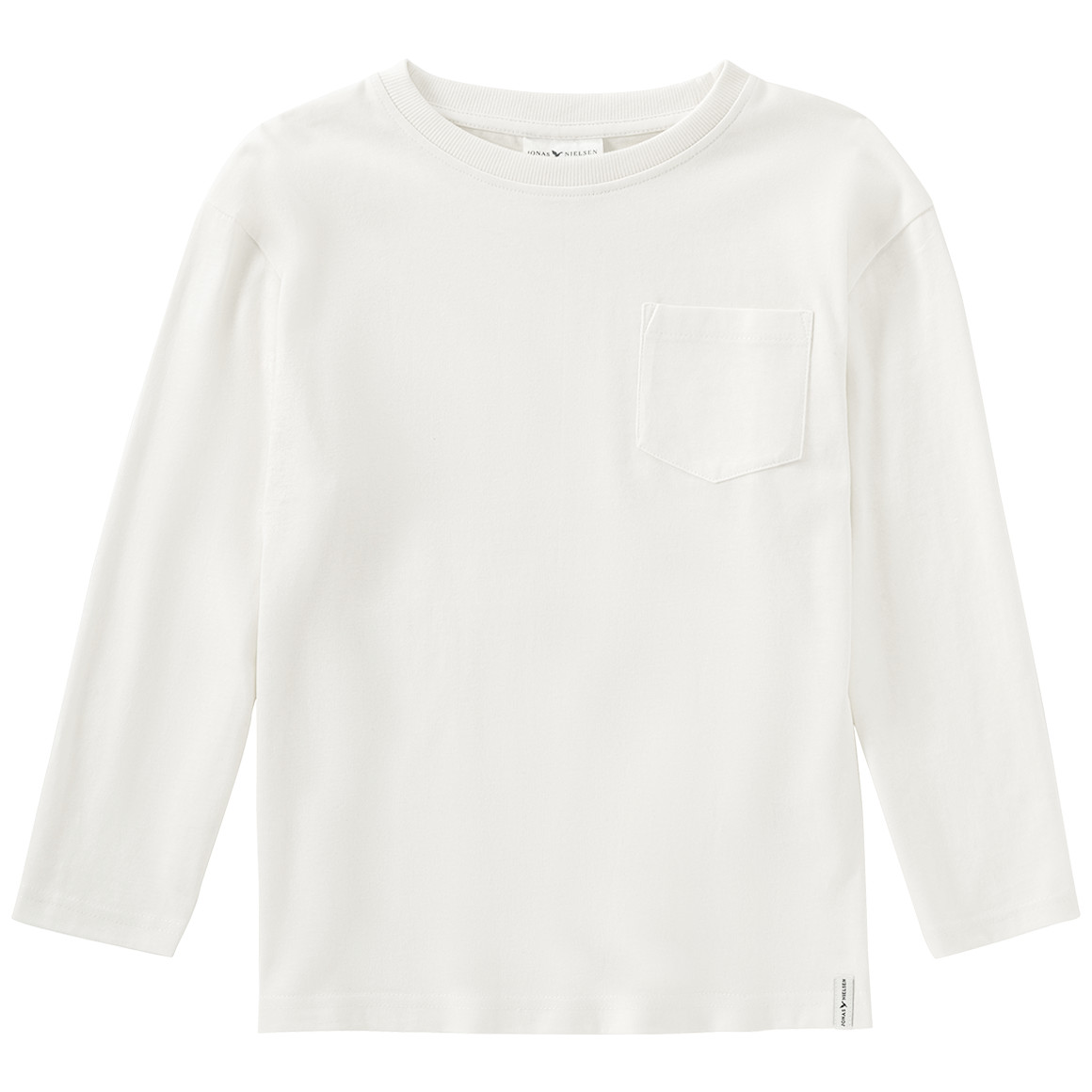 Jungen Langarmshirt in Unifarben