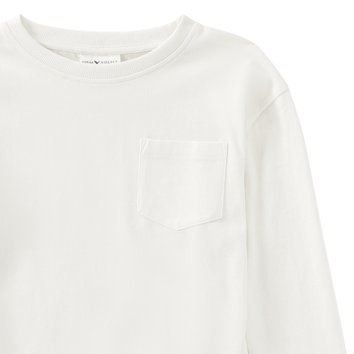 Jungen Langarmshirt in Unifarben