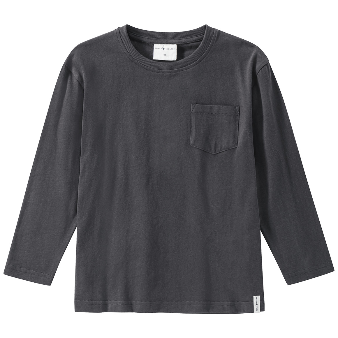 Jungen Langarmshirt in Unifarben
