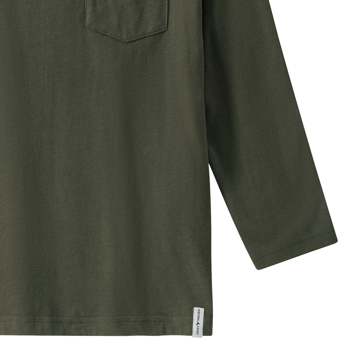 Jungen Langarmshirt in Unifarben