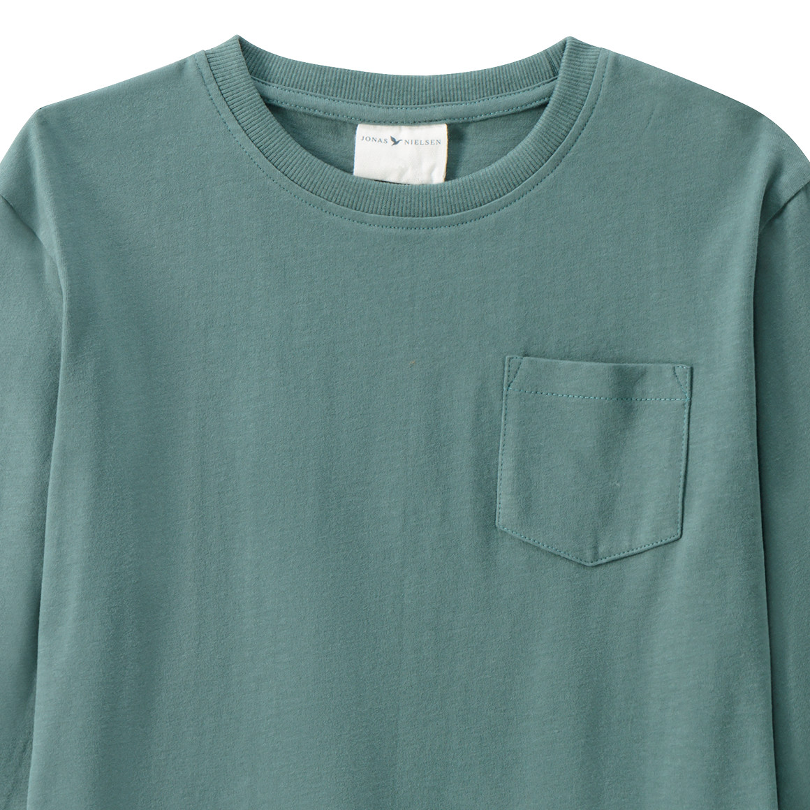 Jungen Langarmshirt in Unifarben