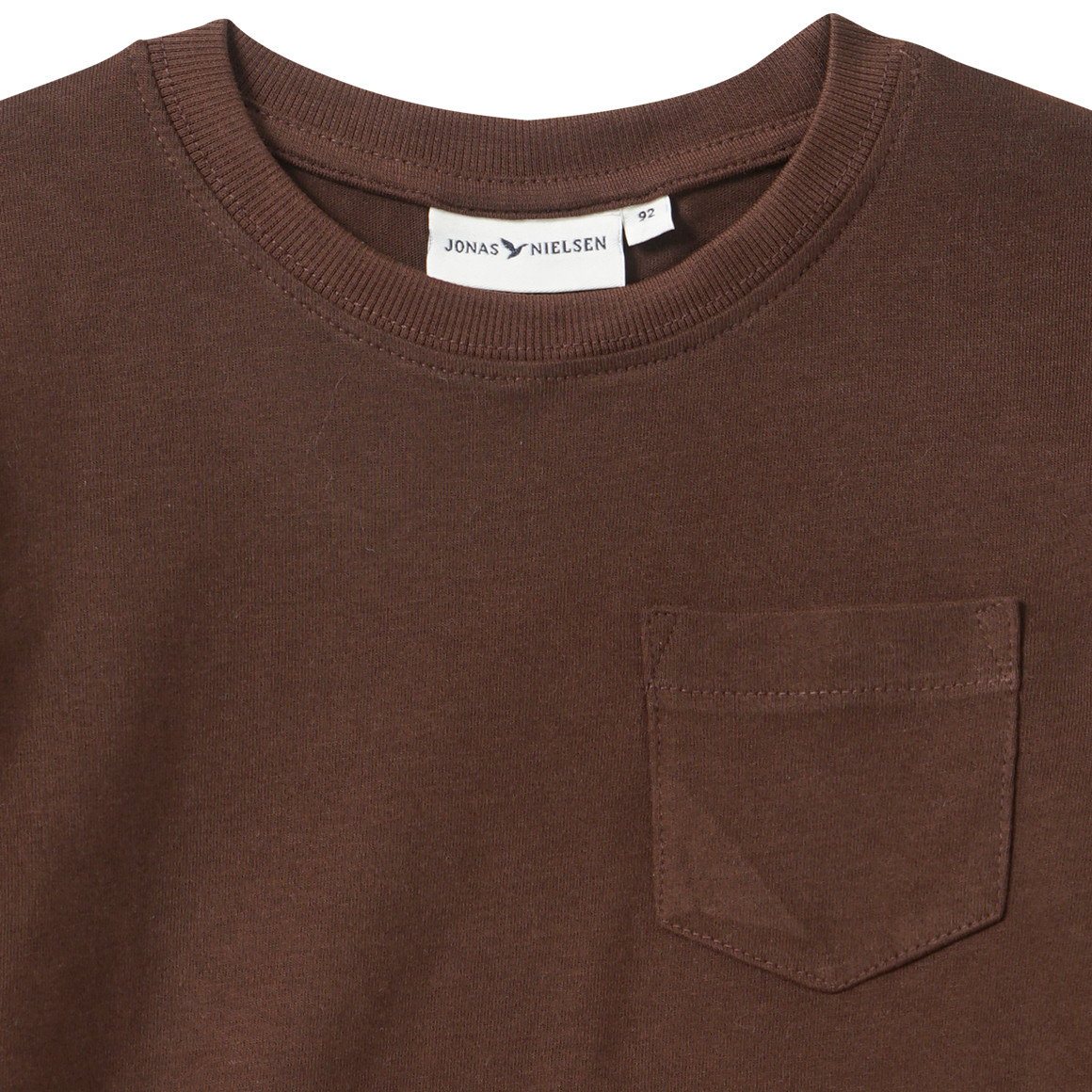 Effen jongenshemd met lange mouwen