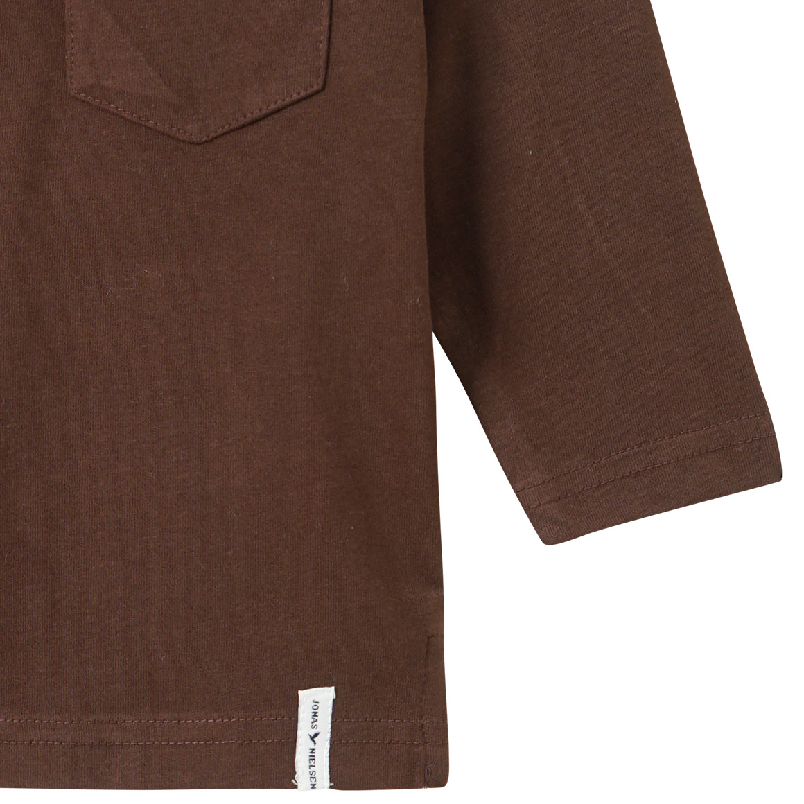 Effen jongenshemd met lange mouwen