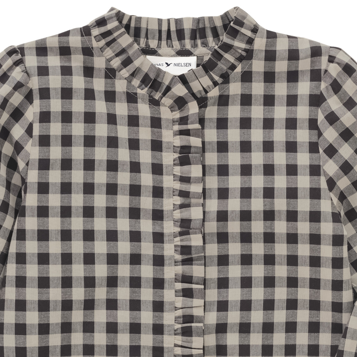 Meisjesblouse met ruches