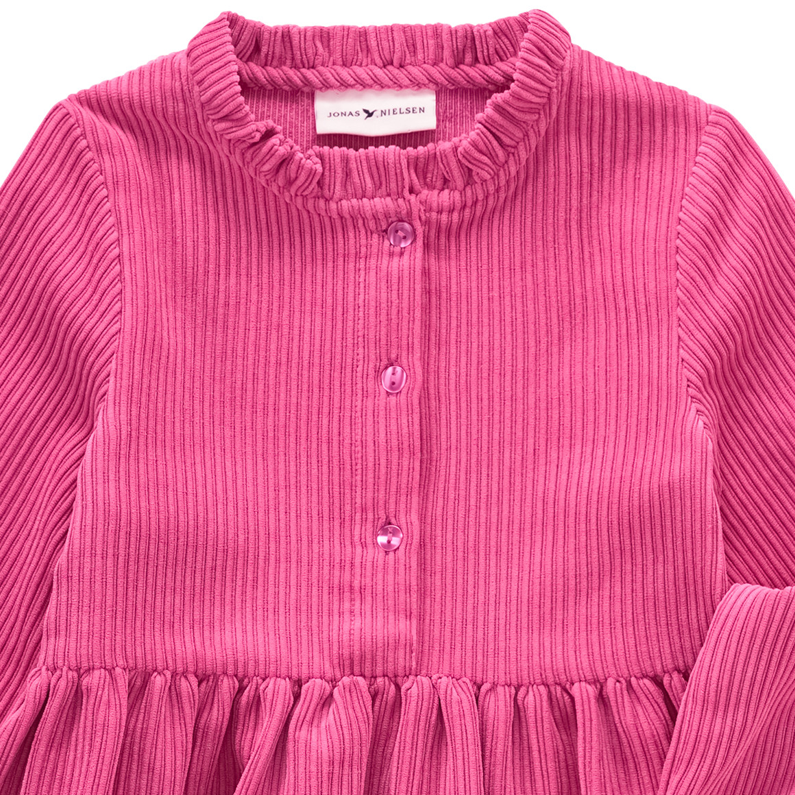 Effen corduroy jurk voor meisjes
