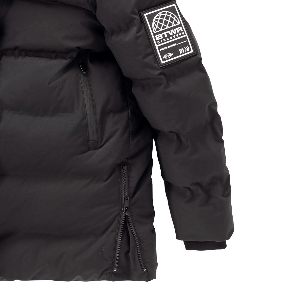 Jungen Puffermantel unifarben