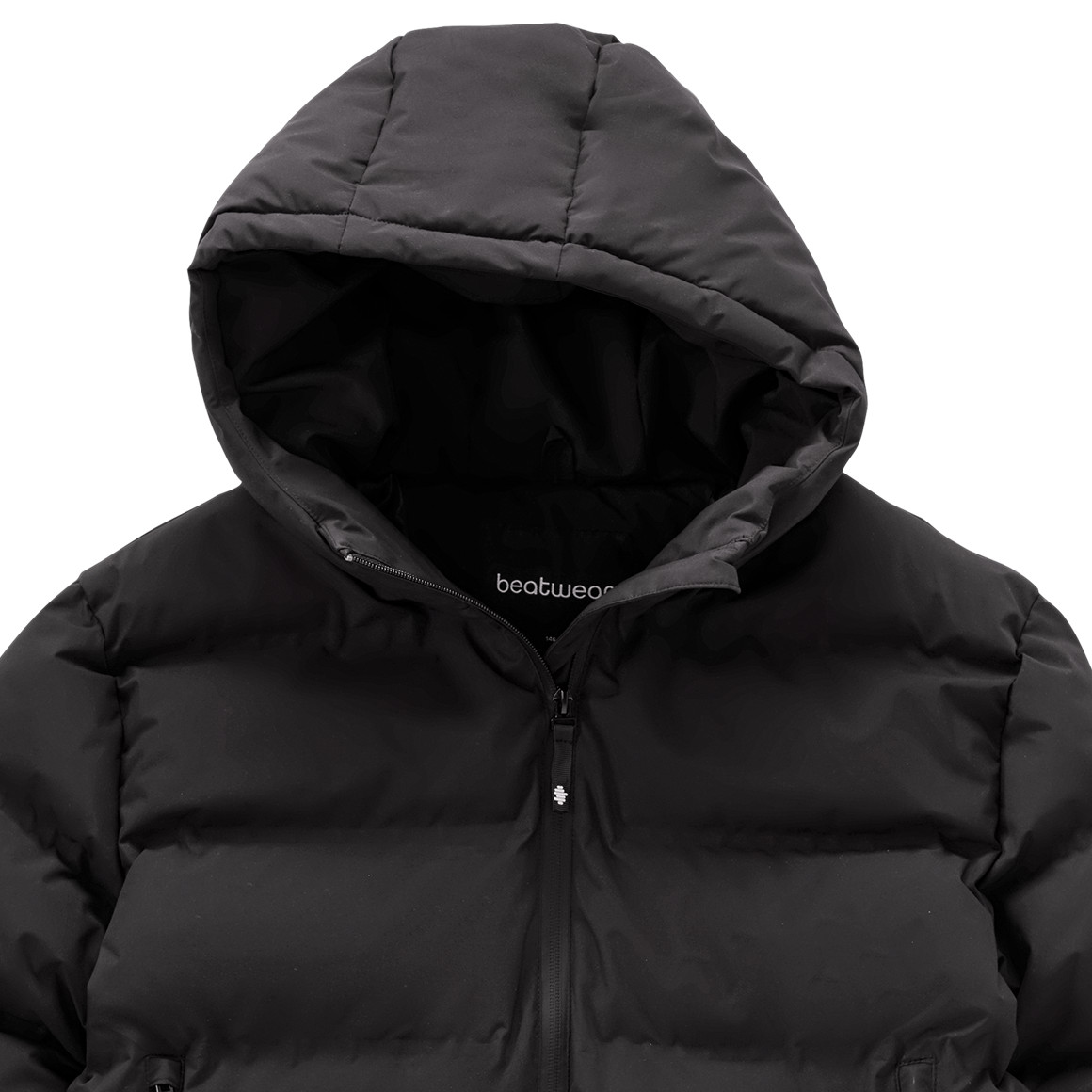 Jungen Puffermantel unifarben