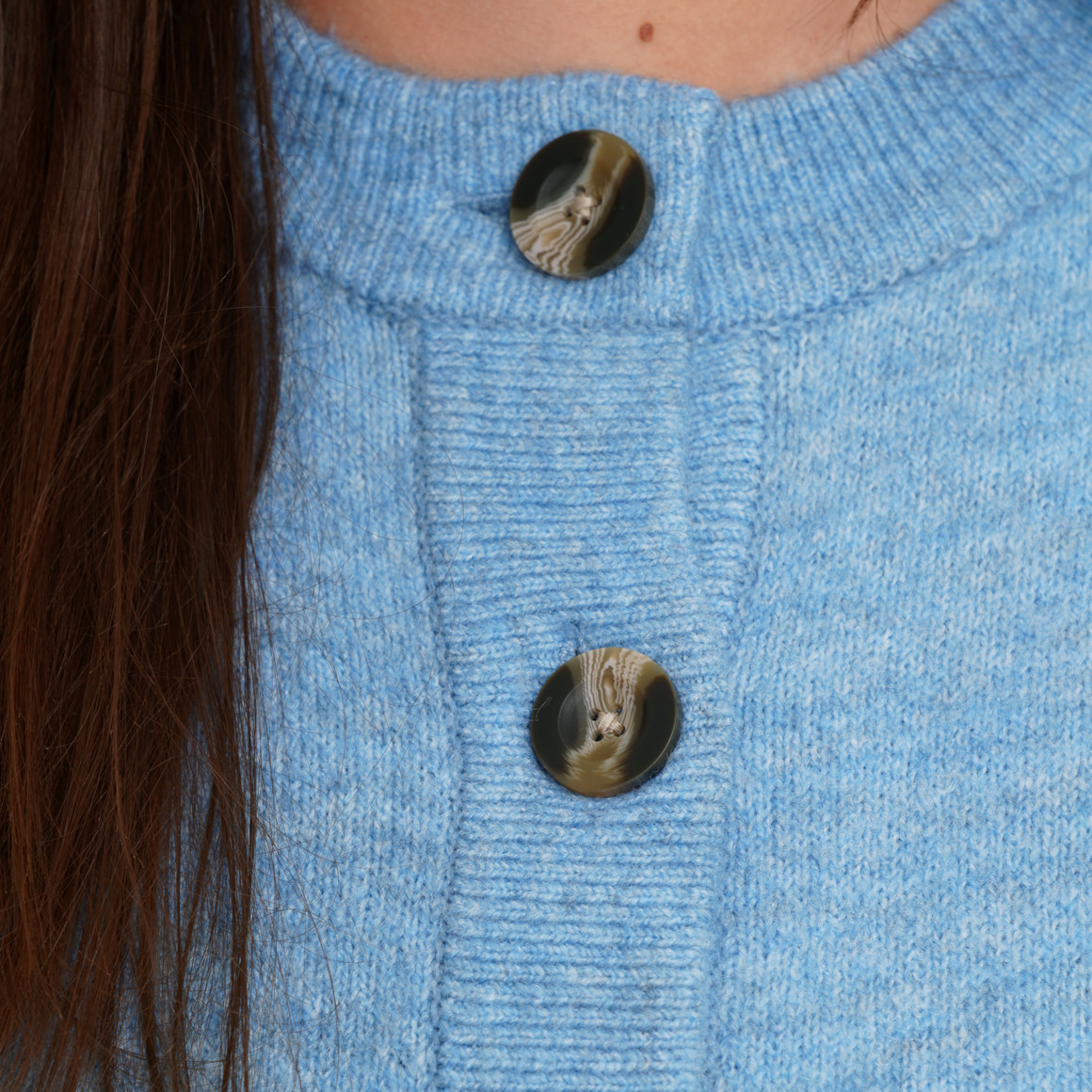 Damen Strickjacke mit Knopfleiste