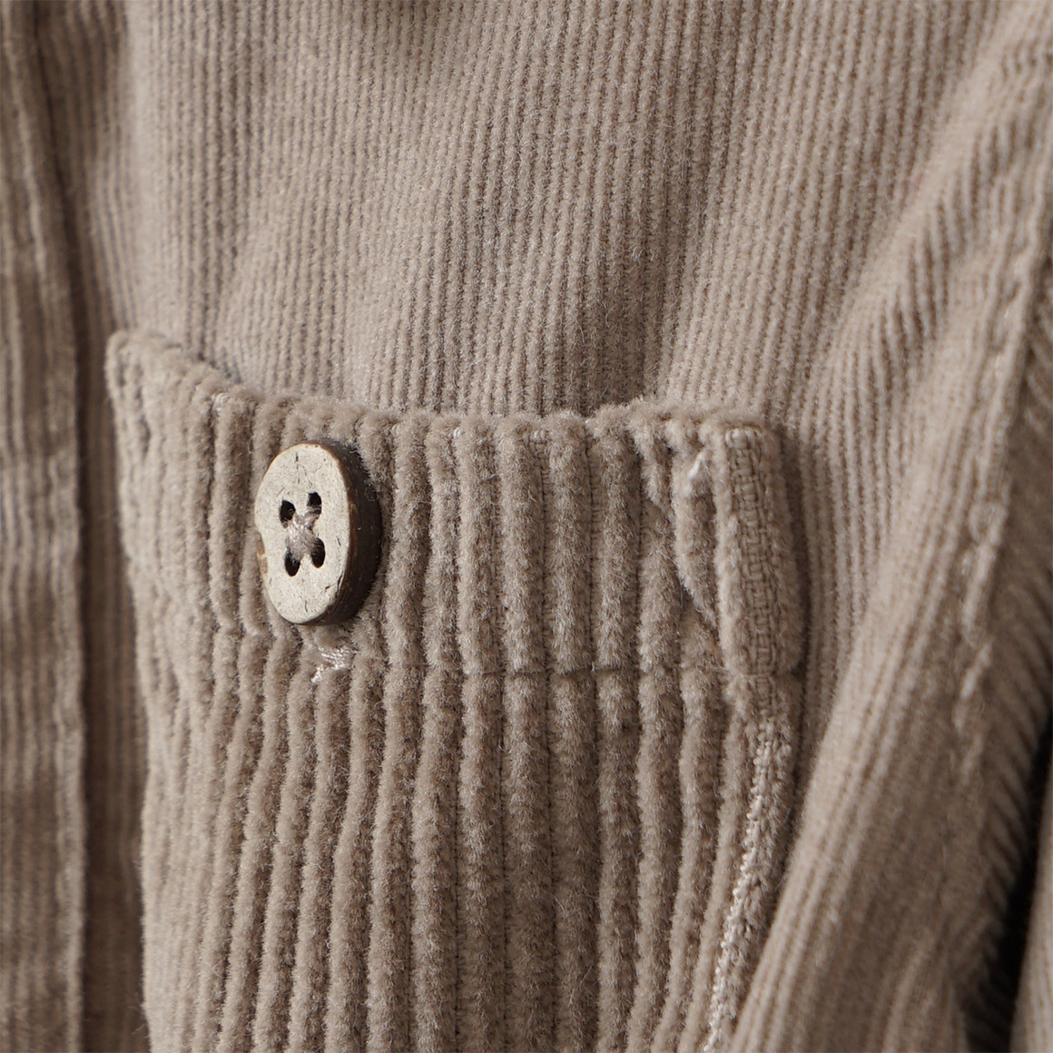 Baby corduroy shirt met borstzak