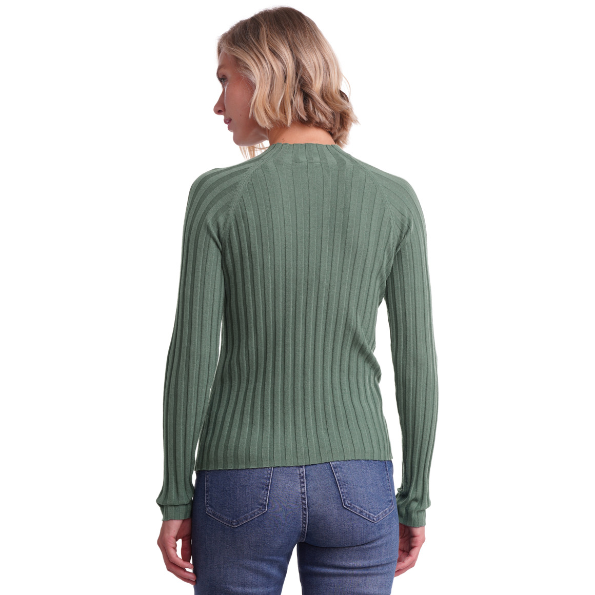 Dameshemd met lange mouwen en coltrui