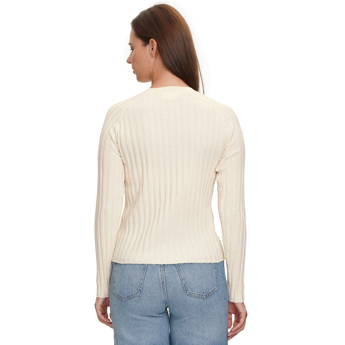 Damen Strickjacke mit V-Ausschnitt